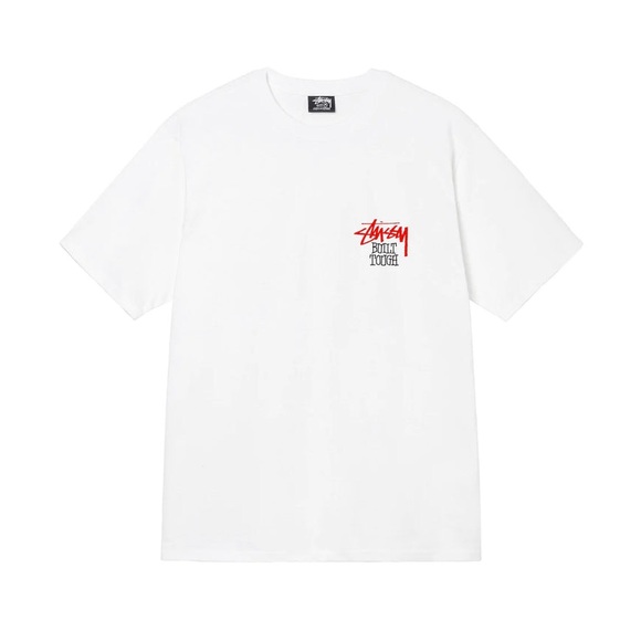 Stüssy Built Tough Tee Shirt White - Picture 2 of 2
